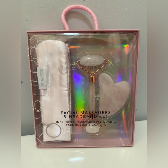 QUARTZ FACE ROLLER & GUA SHA - Picture 1 of 2